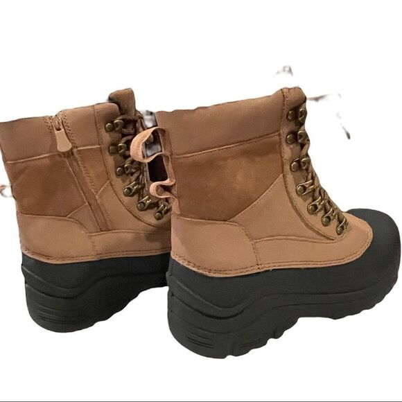 In Motion Unisex Insulated Leather Water Resistant Boots   - Picture 4 of 16